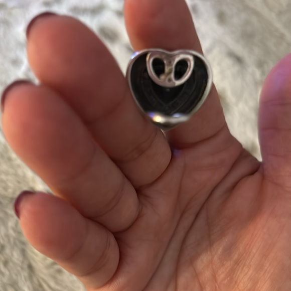 Single David Yurman 18k Heart Earrings Cable Large - Picture 5 of 5